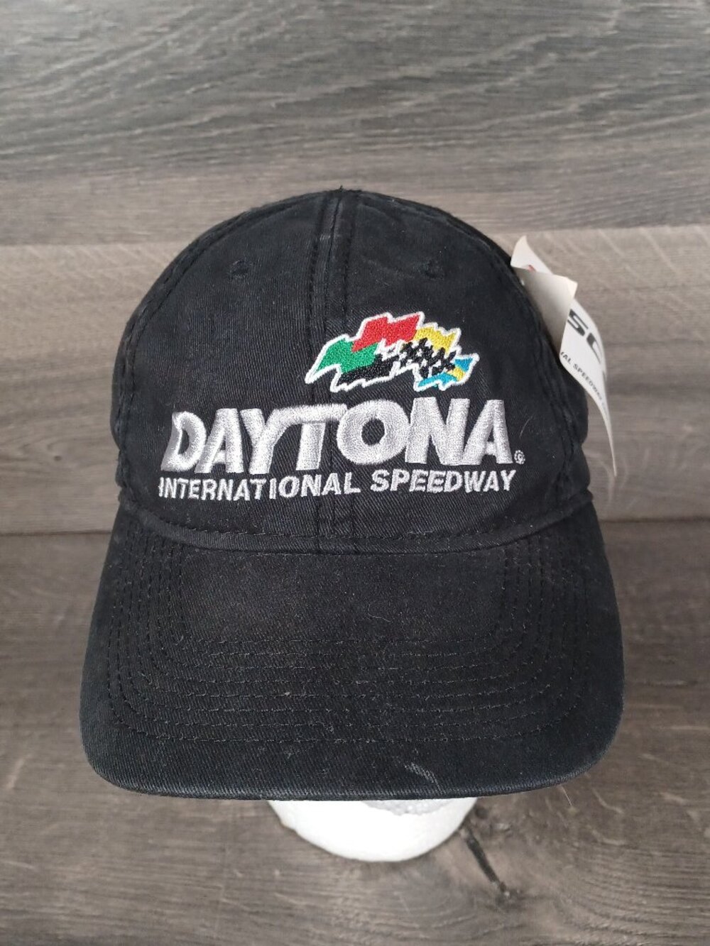 Vintage ISC NASCAR Daytona International Speedway Racing Hat Black